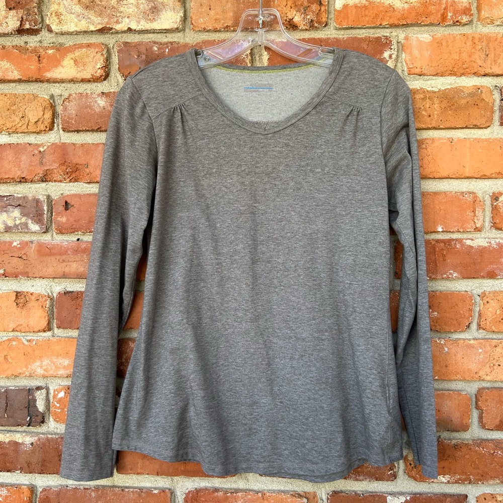 Columbia Gray Long Sleeve Tee Small